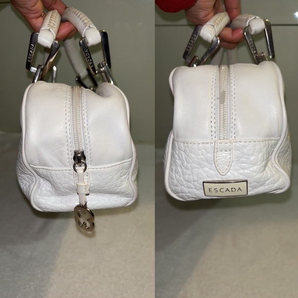 Escada white leather handbag - Picture 13 of 16
